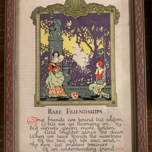 Four antique motto pictures— a century old! - Picture 7 of 8